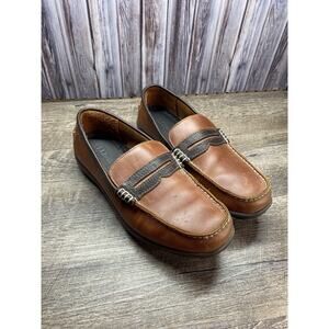 Men's Brown Leather Loafers